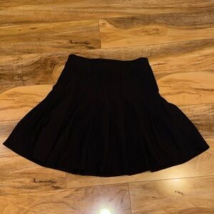 Black Pleated Mini Skirt Size S